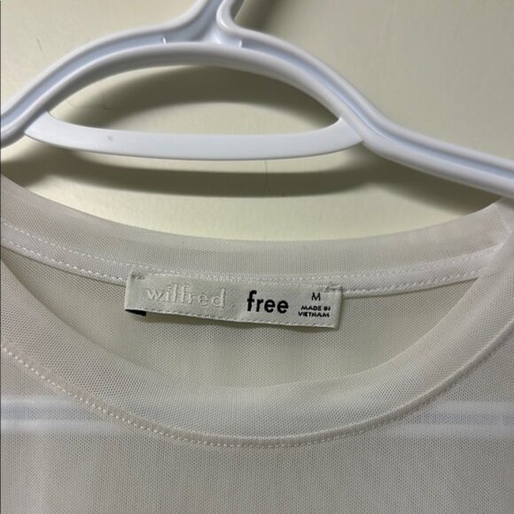 Wilfred Cream Sheer Top - Picture 2 of 6